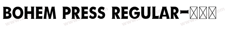 Bohem Press Regular字体转换